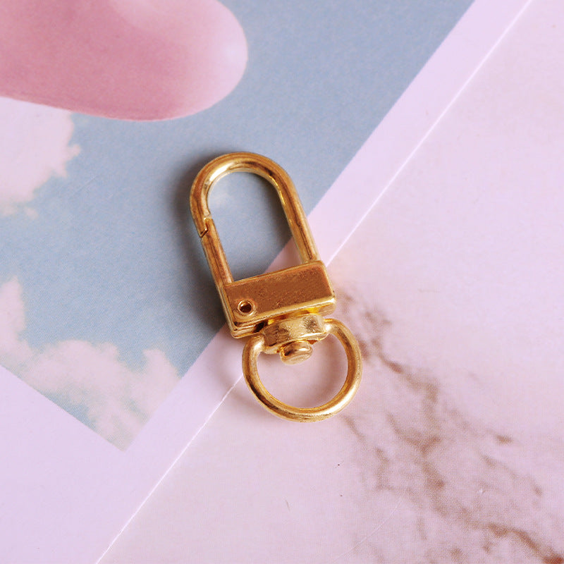 Wholesale DIY Metal Paint Color Keychain Accessories